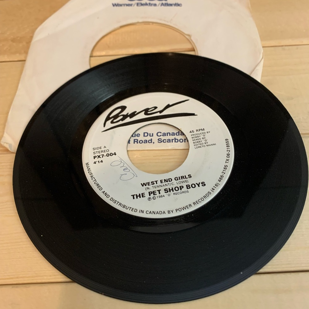 Pet Shop Boys-1984-Vinyl Record-45